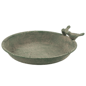 Grand Illusions Plat D'Oiseaux Antique Green Bird Bowl